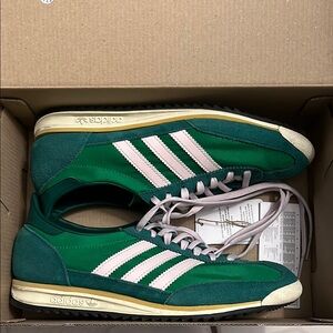 Adidas Men's Green Sneakers